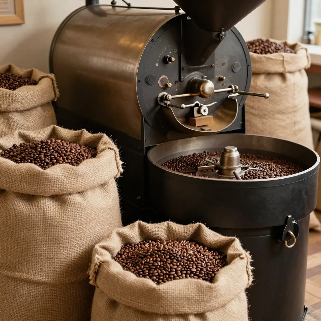 Coffee shipment vessel